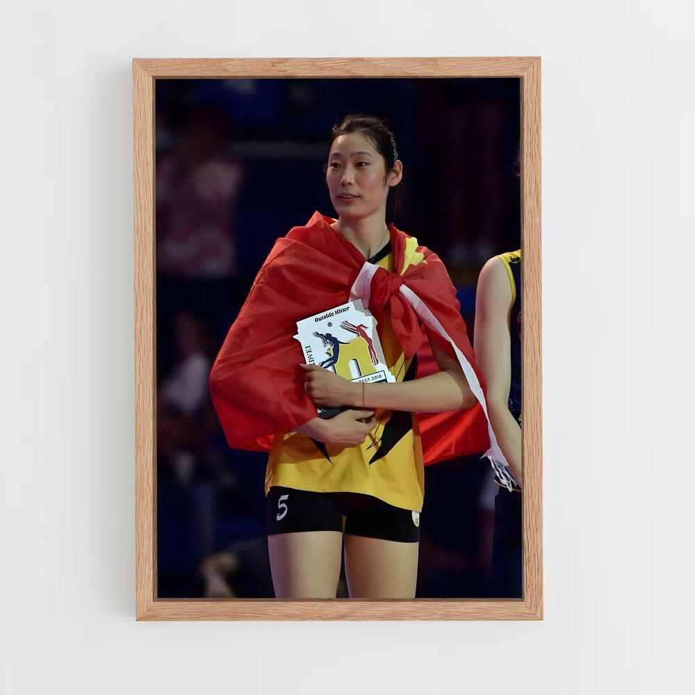 Poster Zhu de ting – affiche Volleyball (vue 4)